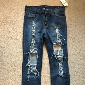 Fashion Nova Distressed Jeans